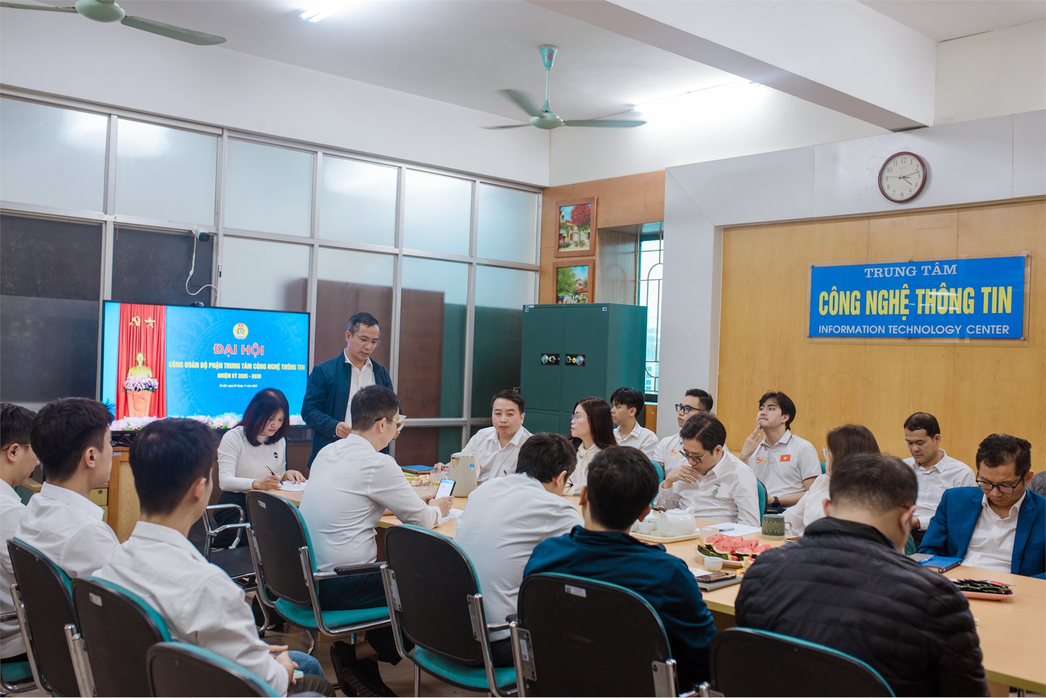 Đại hội Công đoàn bộ phận Trung tâm Công nghệ thông tin nhiệm kỳ 2025 - 2030