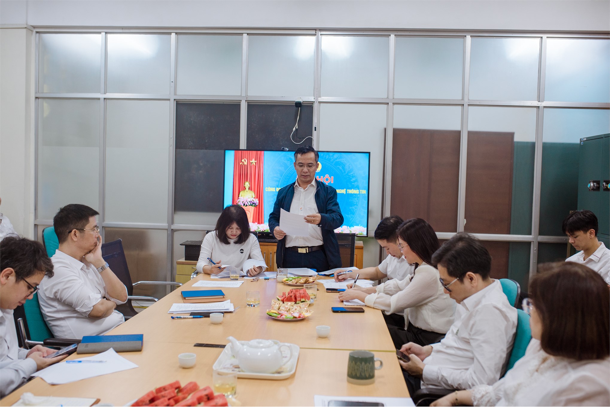 Đại hội Công đoàn bộ phận Trung tâm Công nghệ thông tin nhiệm kỳ 2025 - 2030