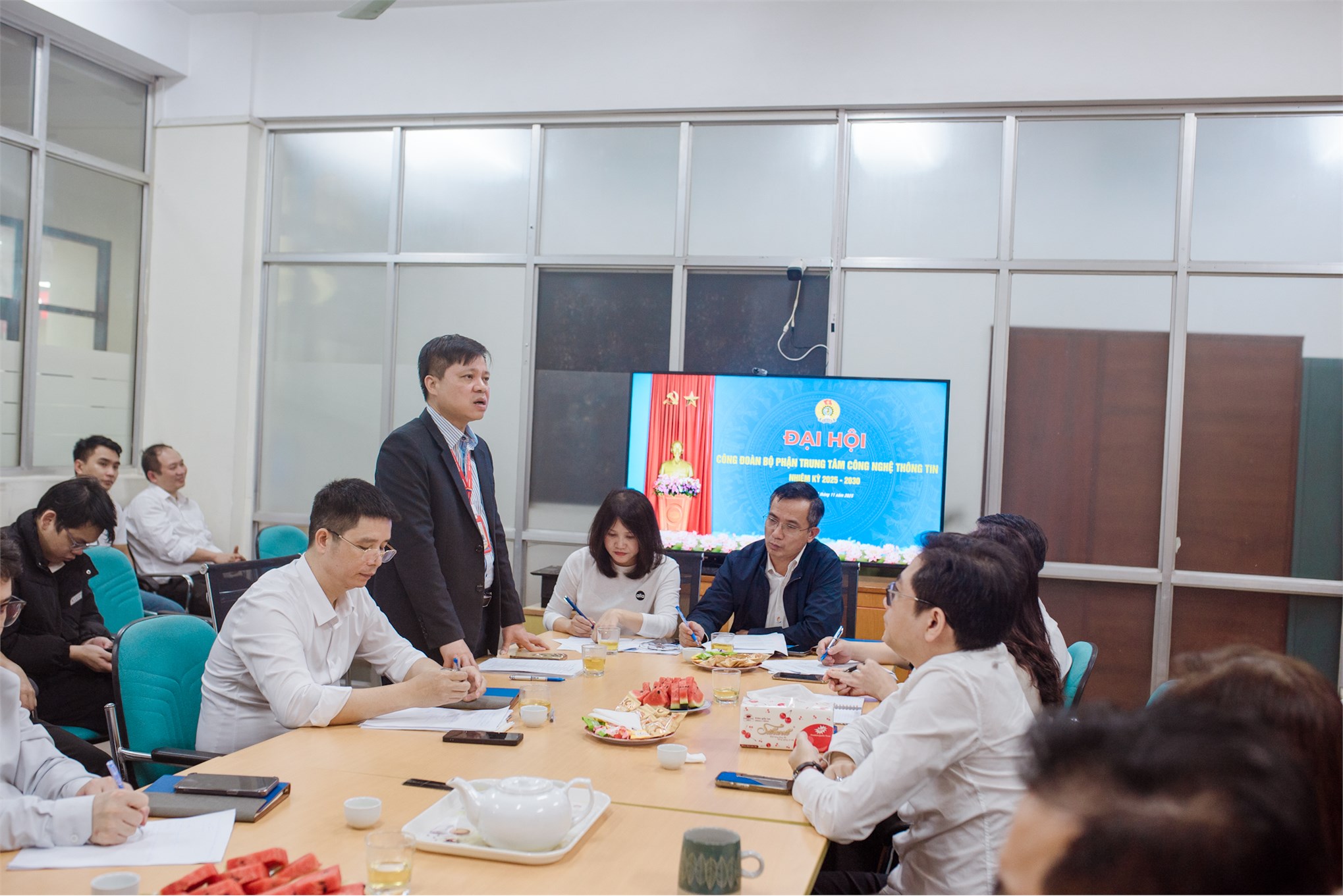 Đại hội Công đoàn bộ phận Trung tâm Công nghệ thông tin nhiệm kỳ 2025 - 2030