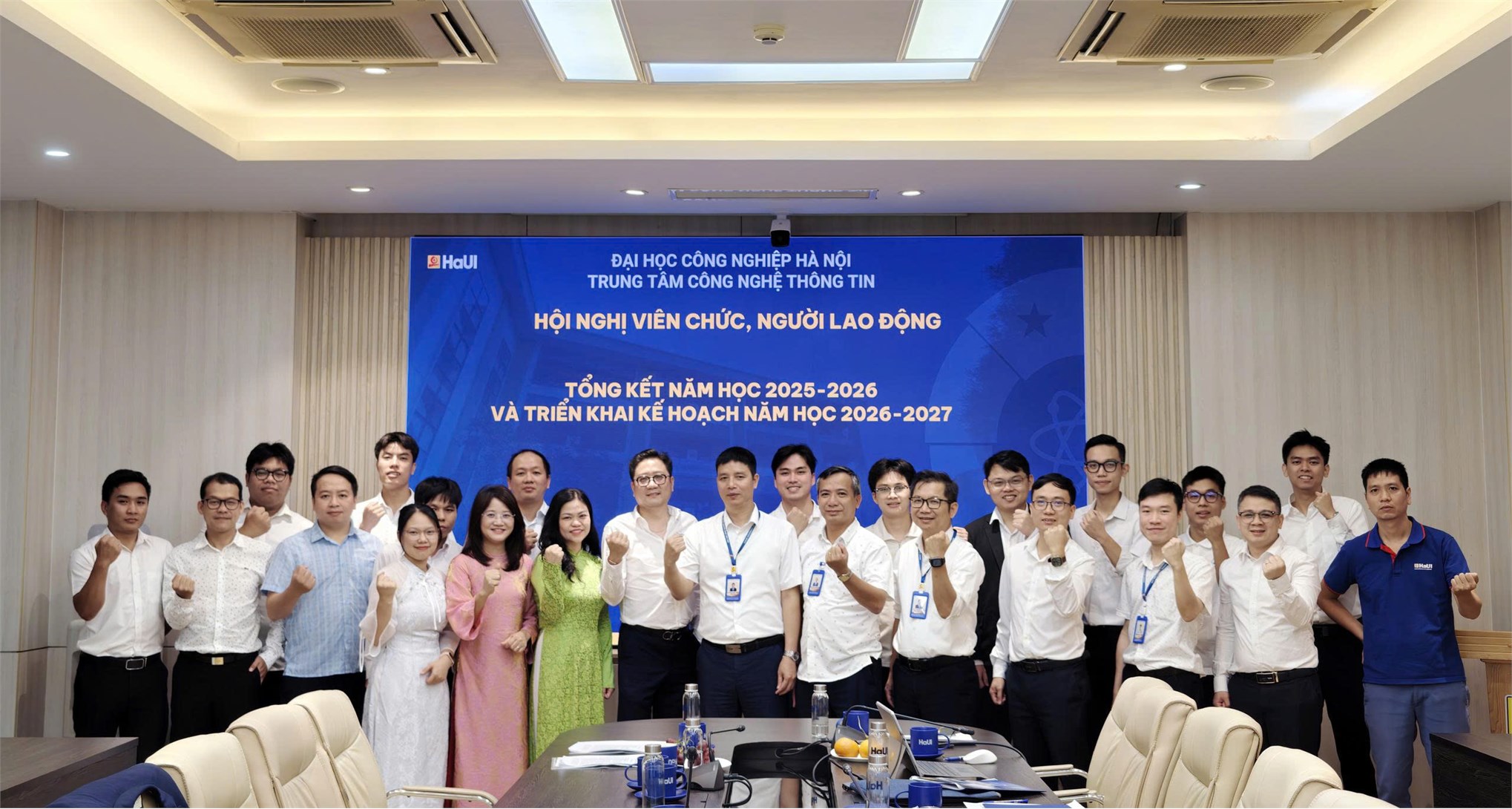 Trung tâm Công nghệ thông tin tổ chức Hội nghị Viên chức – Người lao động tổng kết năm học 2025-2026 và triển khai kế hoạch năm học 2026-2027