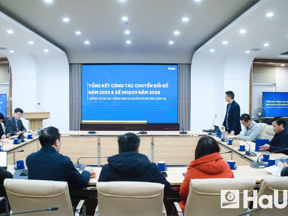 Đại học Công nghiệp Hà Nội tổng kết công tác chuyển đổi số năm 2025 và triển khai kế hoạch năm 2026